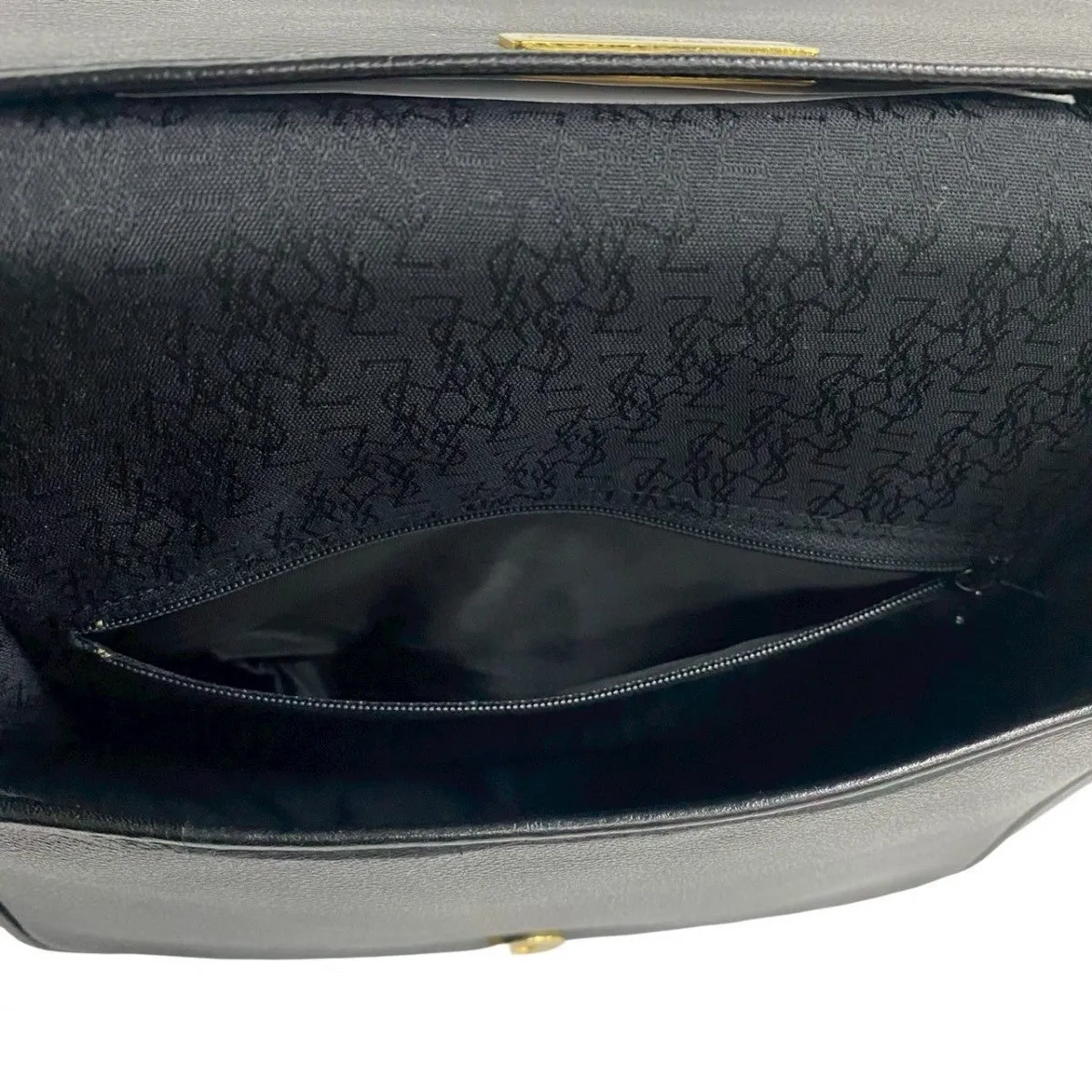 YVES SAINT LAURENT Shoulder Bag leather black